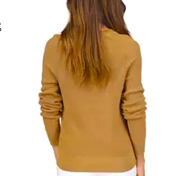New MICHAEL KORS EASY RAGLAN SHAKER SWEATER COLOR: DARK CAMEL, SIZE: L⭐️⭐️⭐️⭐️ - Picture 4 of 17